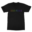 Rainbow Heartbeat Guitar T-Shirt