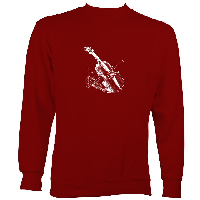 Fiddle and Bow Sketch Sweatshirt