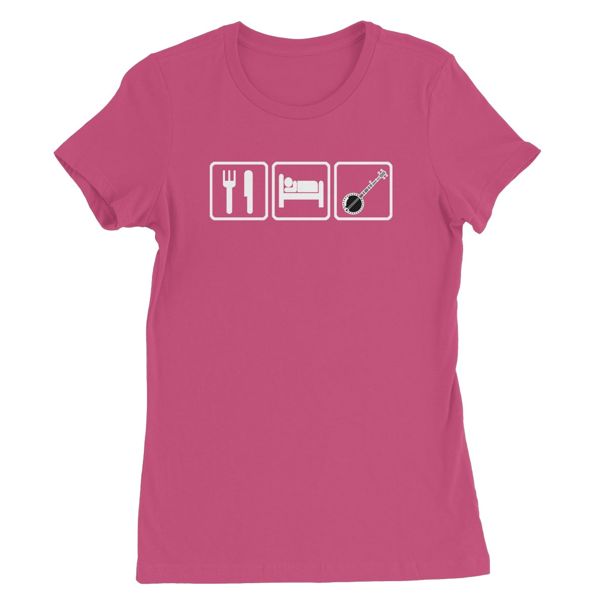 Eat Sleep & Play Banjo Women's T-Shirt