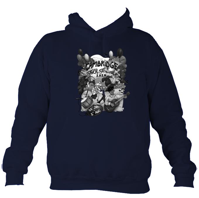 Cambridge Folk Festival - Design 5 - Hoodie-Hoodie-Oxford navy-Mudchutney