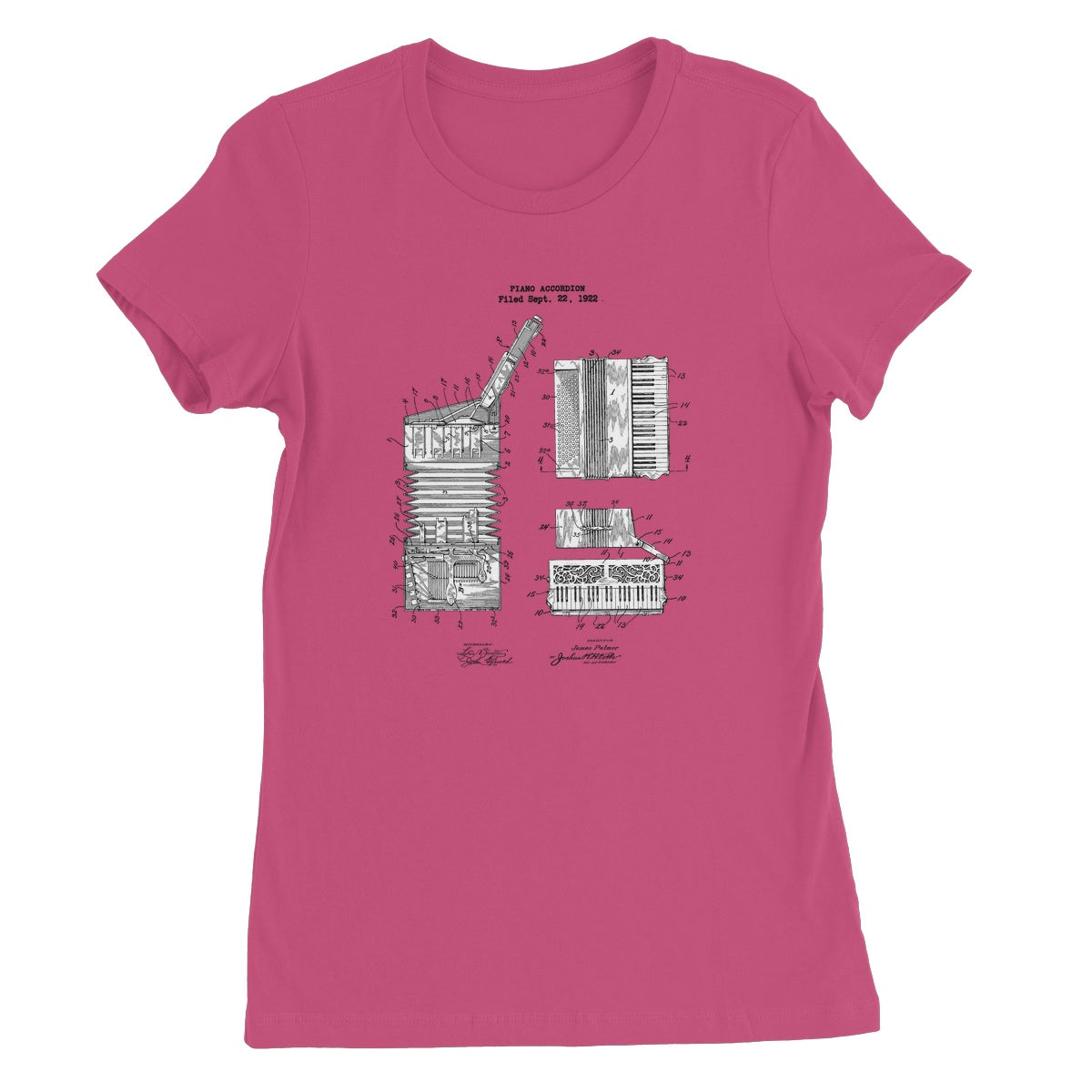 Accordion Patent Women's T-Shirt