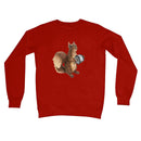 Concertina Playing Squirrel Sweatshirt