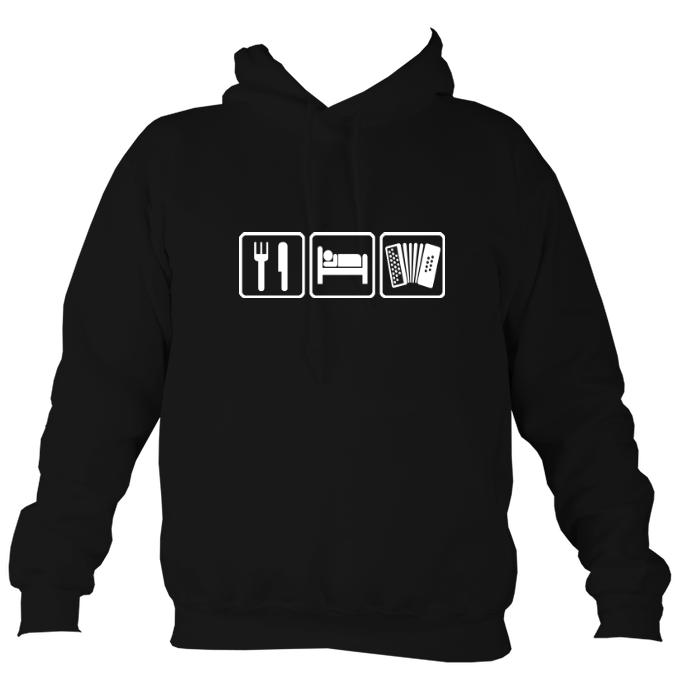 Eat, Sleep, Play Melodeon Hoodie