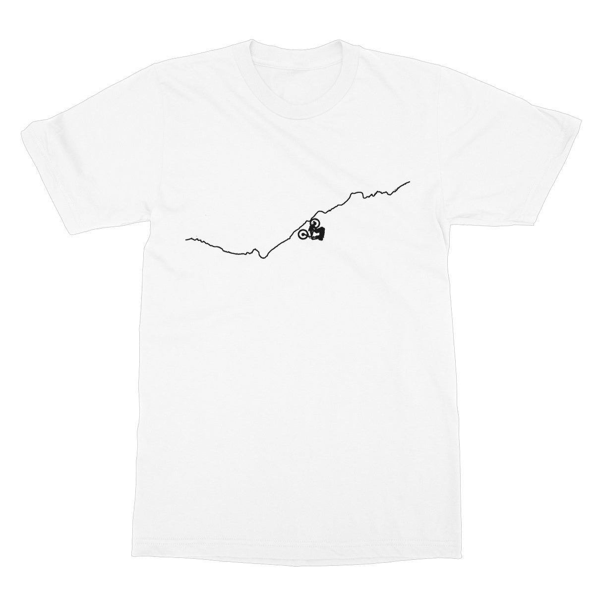 Upside Down Mountain Bike T-Shirt