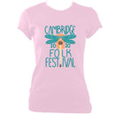 update alt-text with template Cambridge Folk Festival "Dragonfly" T-shirt - T-shirt - White - Mudchutney