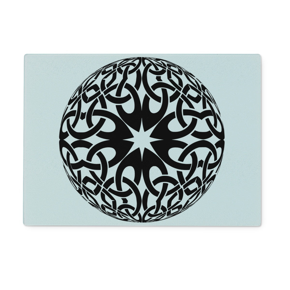 Celtic Woven Globe Glass Chopping Board