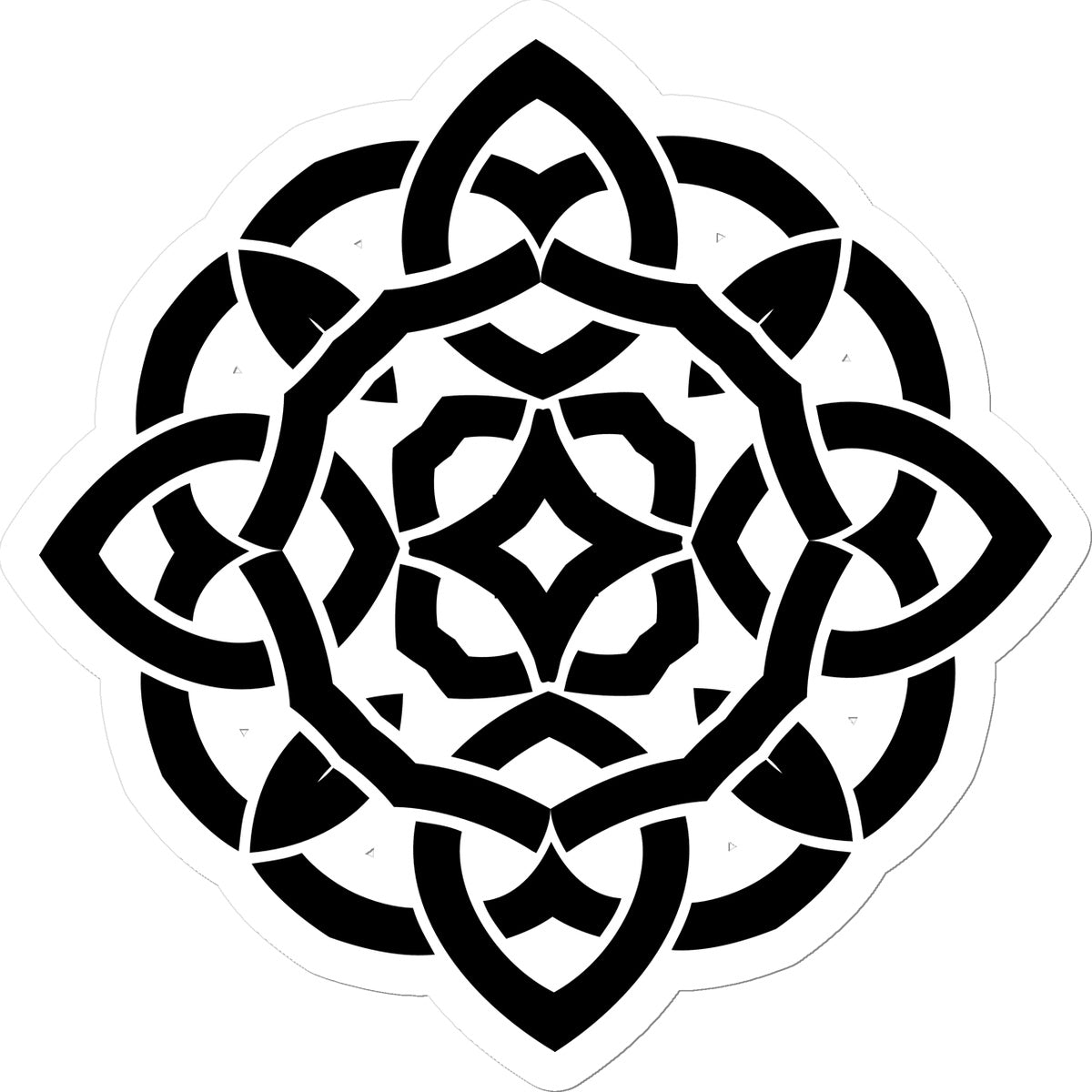 Celtic Flower Sticker