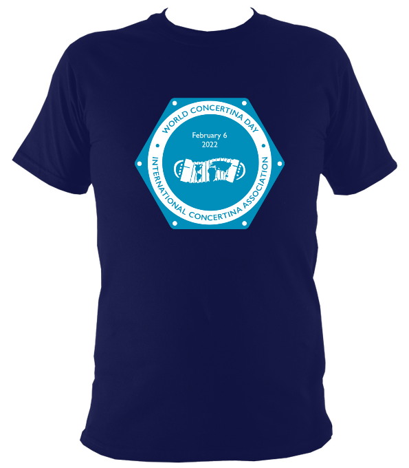 World Concertina Day 2022 T-shirt (printed in UK)