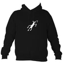 Caveman Painting Hoodie-Hoodie-Jet black-Mudchutney