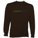 Heartbeat Concertina in Rainbow Colours Sweatshirt