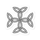 Celtic 4 sided knot Sticker