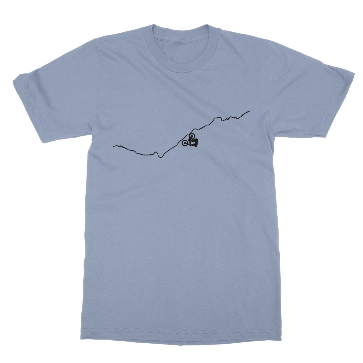 Upside Down Mountain Bike T-Shirt