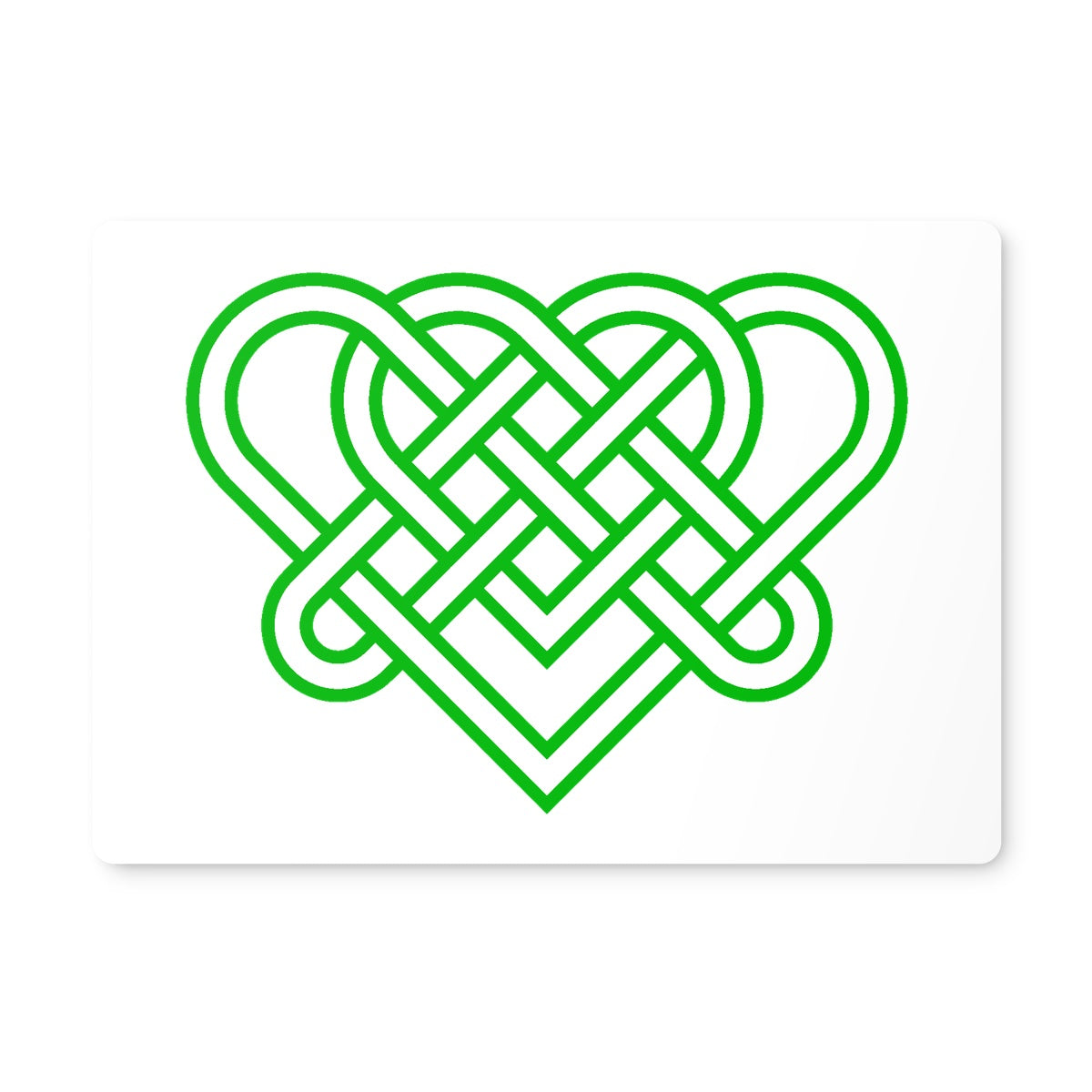 Celtic woven hearts Placemat