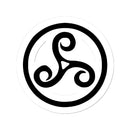 Celtic Triskelion Circle Sticker