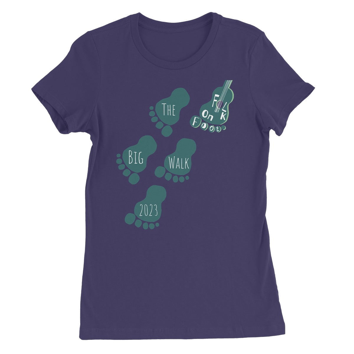 Folk on Foot - The Big Walk Women's T-Shirt