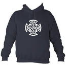 Celtic Round Hoodie-Hoodie-Denim-Mudchutney