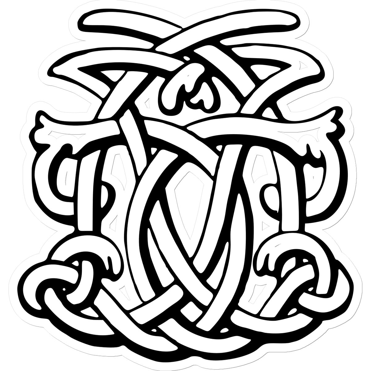 Celtic woven Sticker