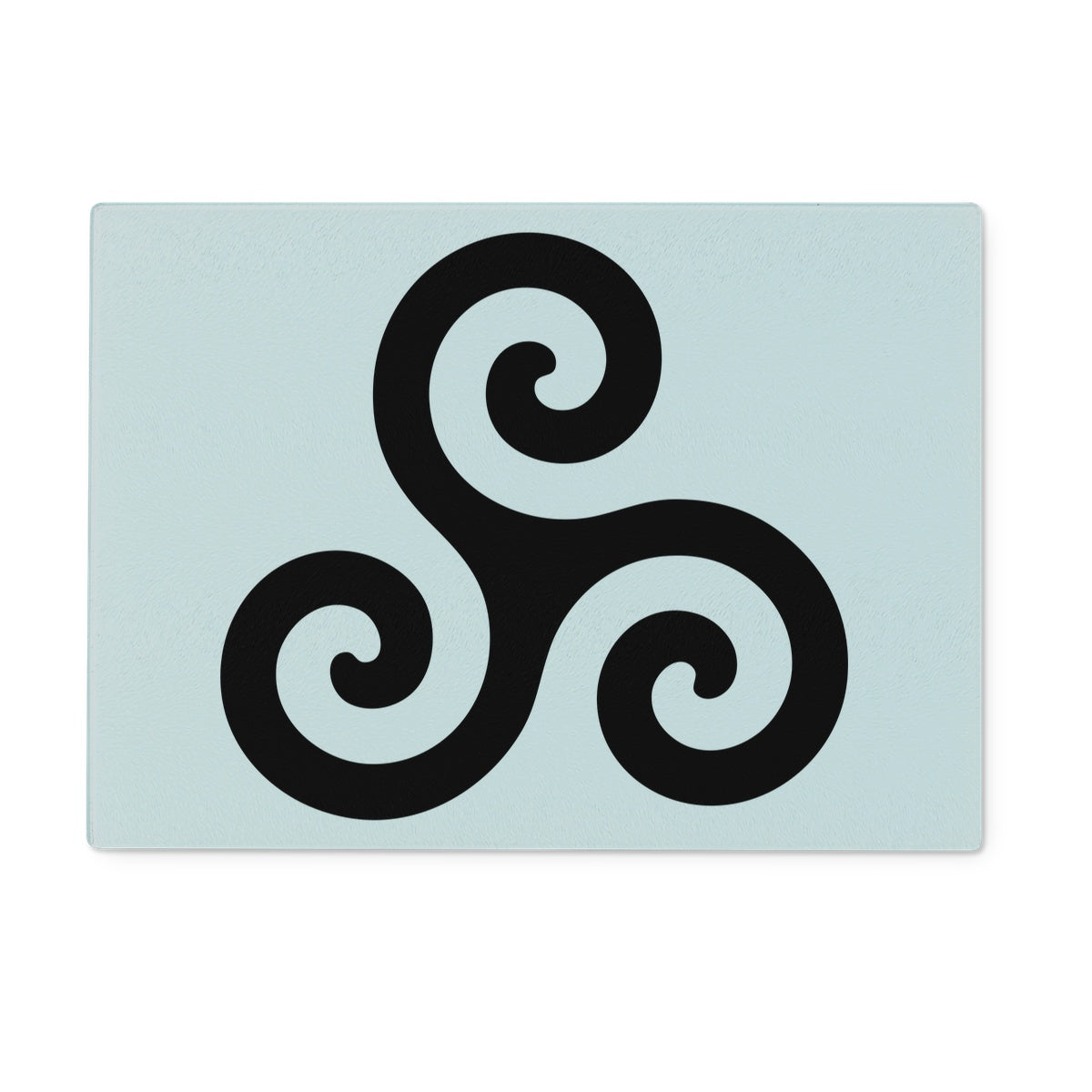 Celtic Triskelion Glass Chopping Board