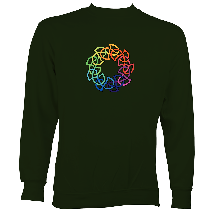 Rainbow Celtic Knot Sweatshirt