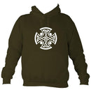 Celtic Round Hoodie-Hoodie-Olive green-Mudchutney