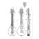 Mandolin Patent Sticker