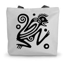 Mexican Motif Canvas Tote Bag