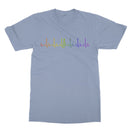 Rainbow Heartbeat Fiddle T-Shirt