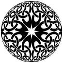 Celtic Woven Globe Sticker