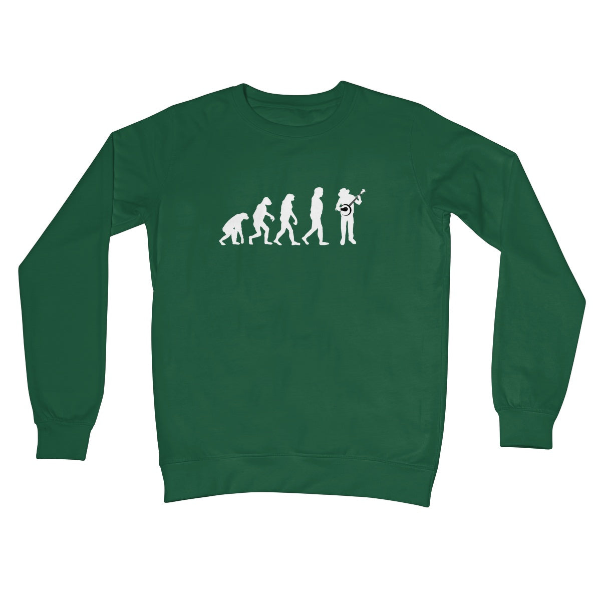 Evolution of Banjo Players Sweatshirt