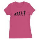 Evolution of Female Flute Players Women's T-Shirt