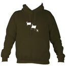 Primative Cave Animals Hoodie-Hoodie-Olive green-Mudchutney