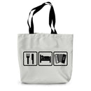 Eat Sleep & Play Melodeon Canvas Tote Bag