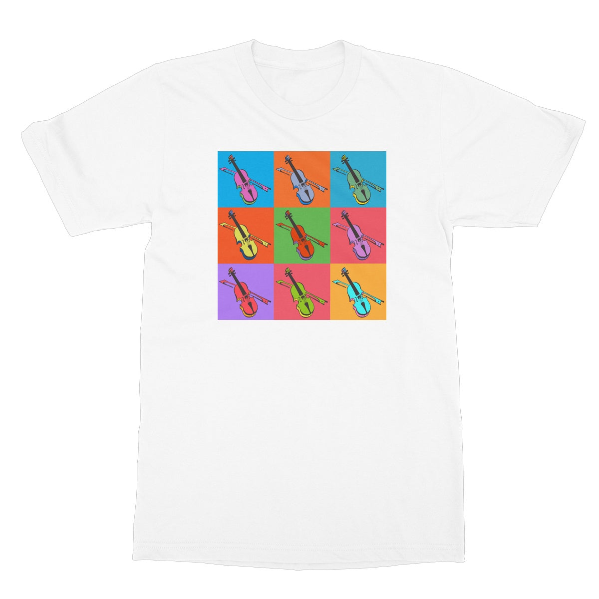 Warhol Style Fiddles T-Shirt