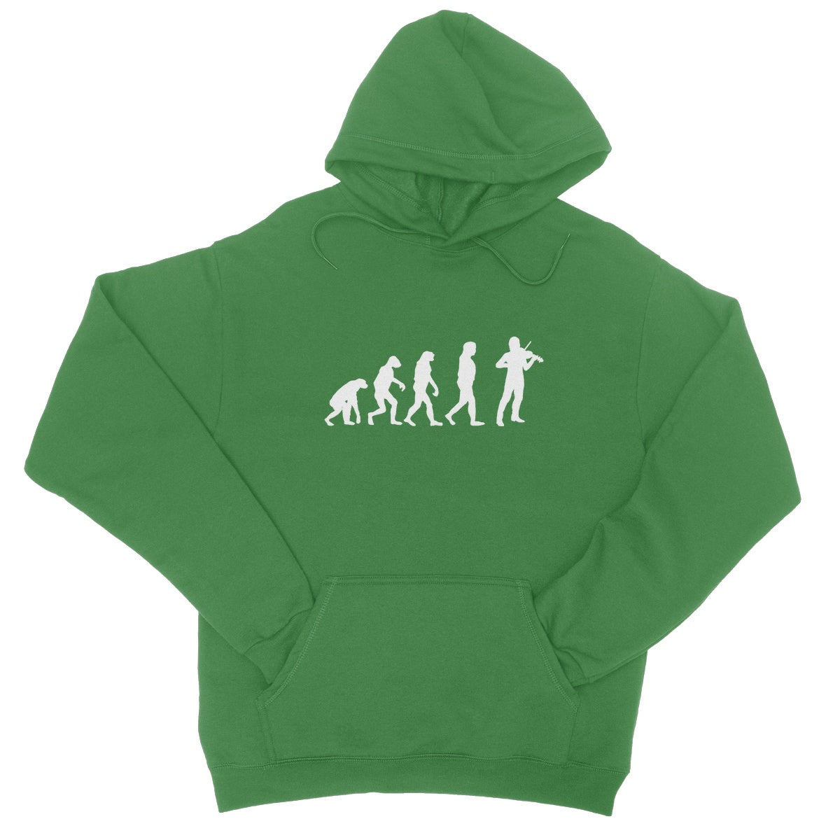 Evolution of Fiddle Players Hoodie