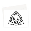 Triangular Celtic Knot Greeting Card