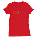 Rainbow Heartbeat Fiddle Women's T-Shirt