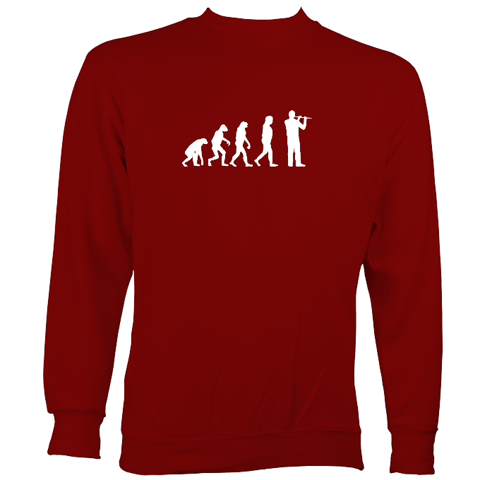 Evolution of Flute Players Sweatshirt