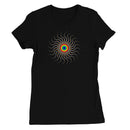 Colourful Wavy Sun Women's T-Shirt