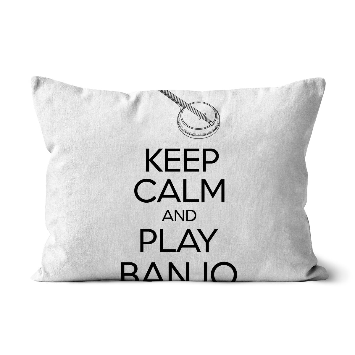 Keep Calm & Play Banjo Cushion