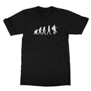 Evolution of Female Flute Player T-Shirt