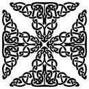 Complex Celtic Cross Sticker