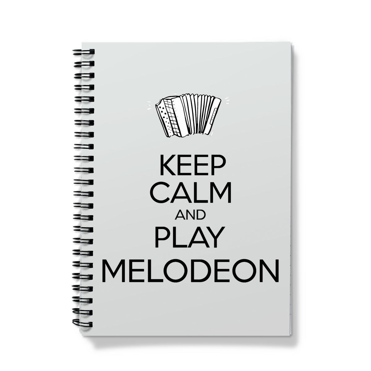 Keep Calm & Play Melodeon Notebook