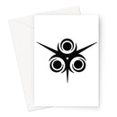 Star And Circle Tribal Greeting Card