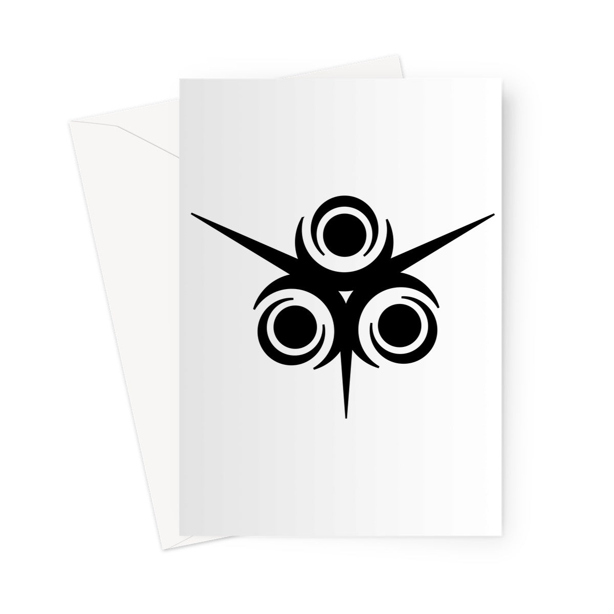 Star And Circle Tribal Greeting Card