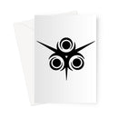 Star And Circle Tribal Greeting Card