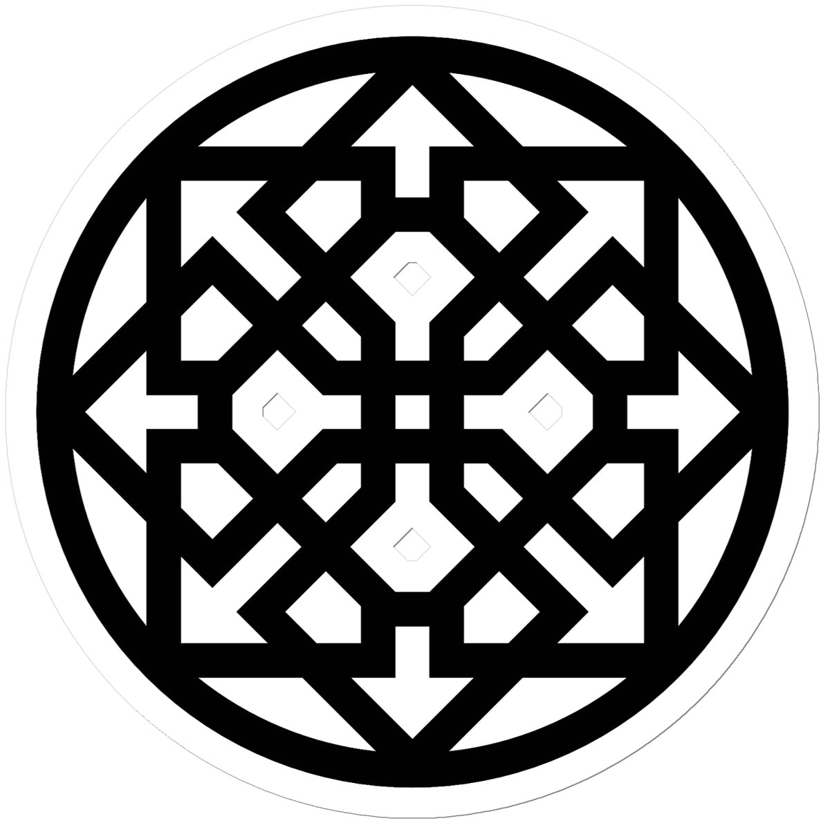 Celtic Key Sticker