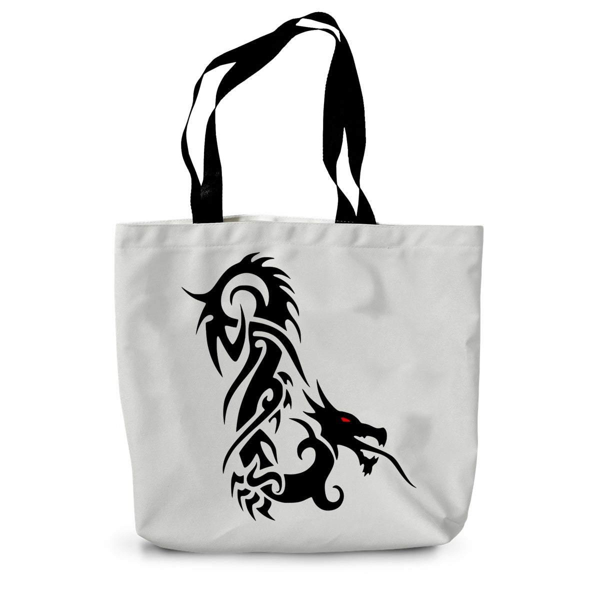 Dragon Tattoo Canvas Tote Bag