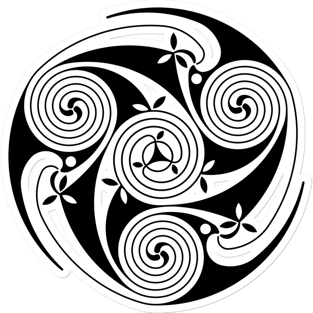 Celtic Swirls Sticker