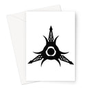 Tribal Edge Tattoo Greeting Card