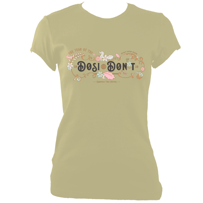 Cambridge Folk Festival Dosi-Don't Fitted T-shirt